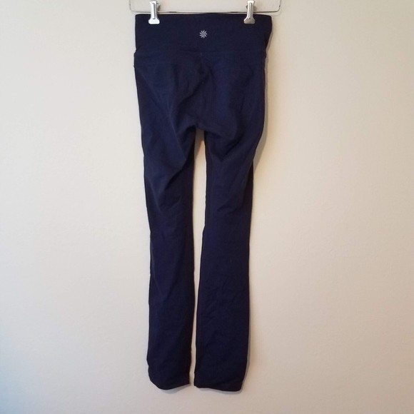 Athleta Size Small Skinny Up Leggings Activewear Pants Blue Stretch 138354 - Picture 4 of 7